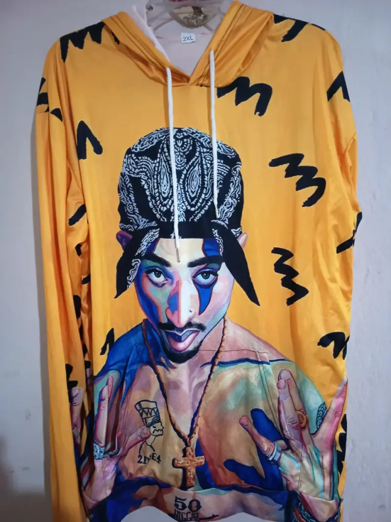 Polerón con diseño de ángel de fuego - 3