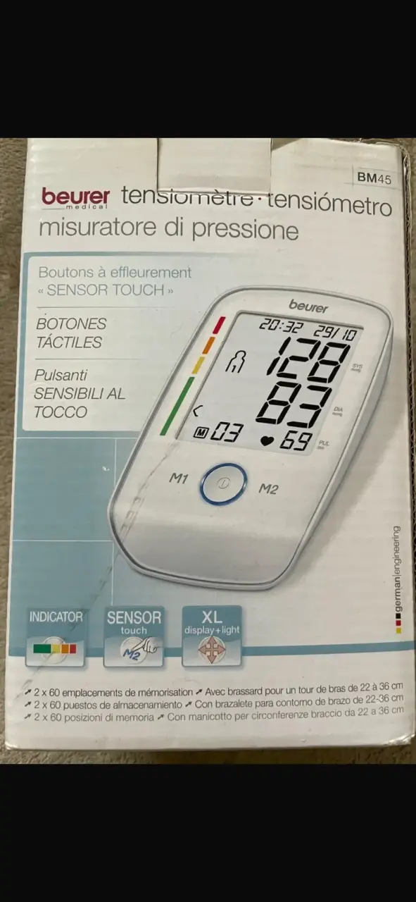 Tensiómetro Beurer BM 45 con pilas AA - 5