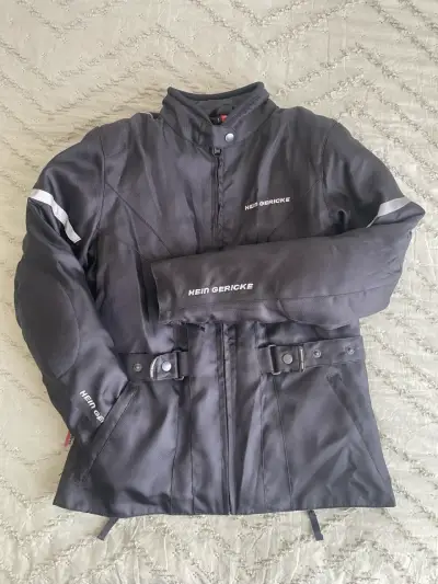 Chaqueta de moto talla xs negra - miniatura 1
