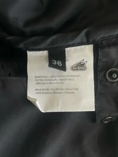 Chaqueta de moto talla xs negra - miniatura 6