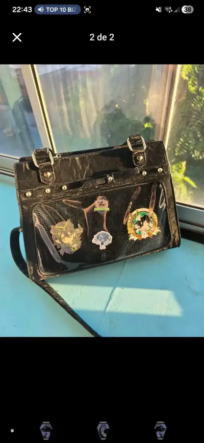Cartera itabag negra SIN ACCESORIOS - miniatura 2