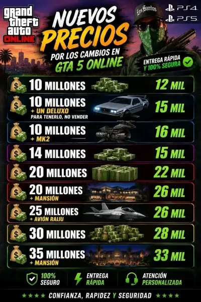 GTAV ONLINE MILLONES PS4 Y PS5 - miniatura 1