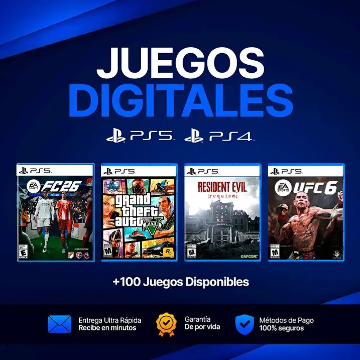Juegos digitales PS5 y PS4 variados - 1
