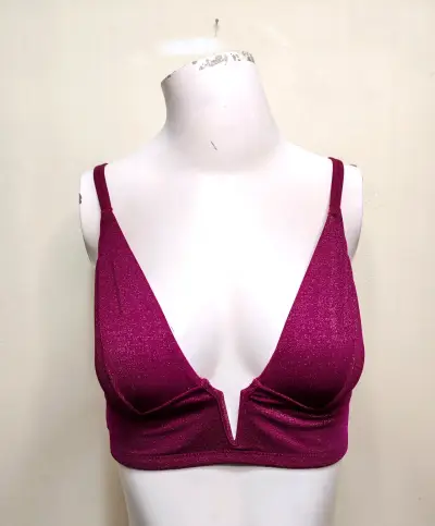 Top de tirantes color fucsia brillante - miniatura 1