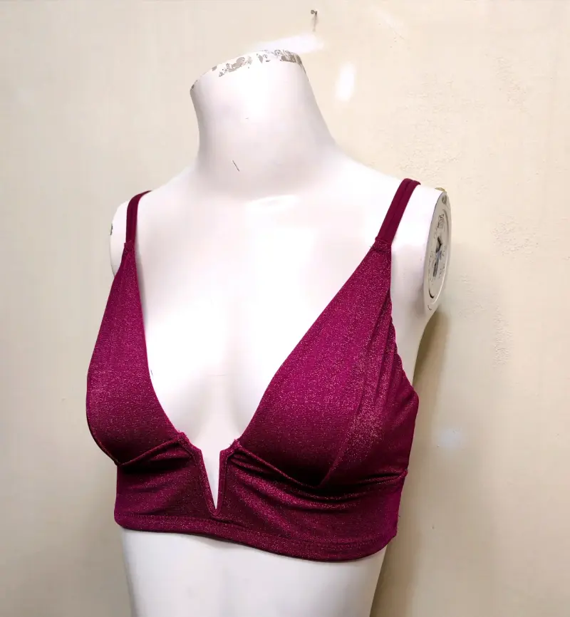 Top de tirantes color fucsia brillante - 3
