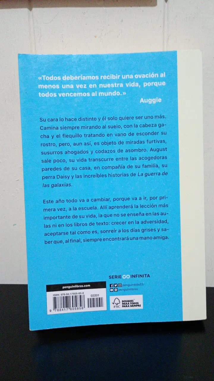 Libro 'La lección de August' de R.J. Palacio - 2