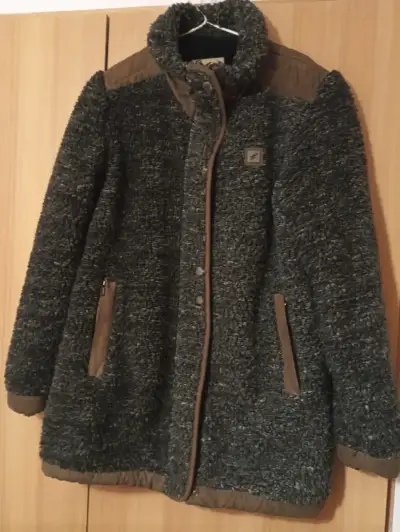 Chaqueta de lana Polo Club gris con cierre - miniatura 1