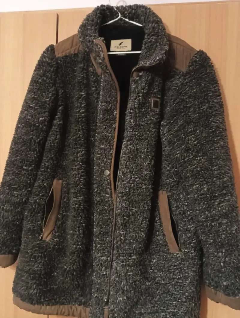Chaqueta de lana Polo Club gris con cierre - 2