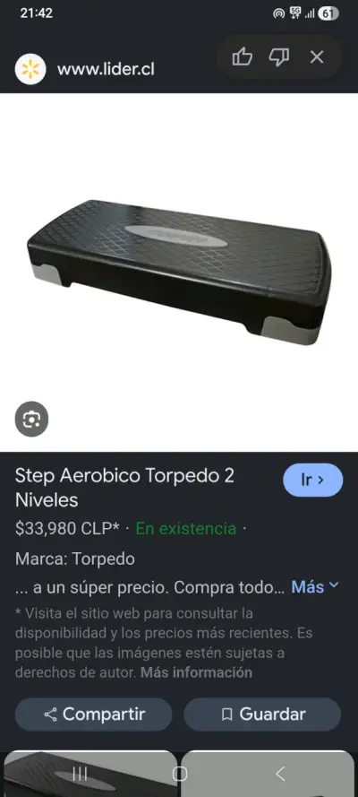 Step Aeróbico Torpedo 2 Niveles - miniatura 1