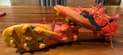 Zapatos de fútbol Puma profesional Future naranja - miniatura 1