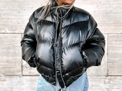 Parca Puffa  Negra - miniatura 4
