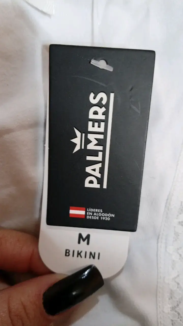 Calzón blanco con encaje para mujer - 2