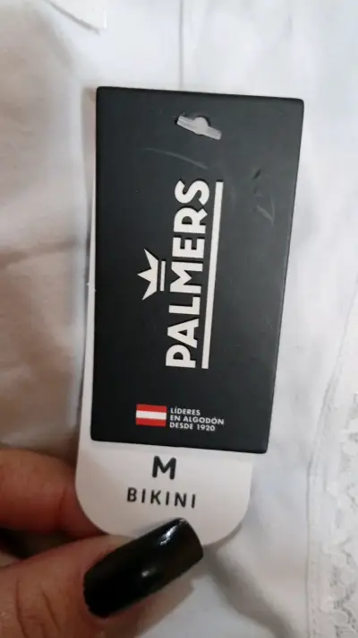 Calzón blanco con encaje para mujer - miniatura 2