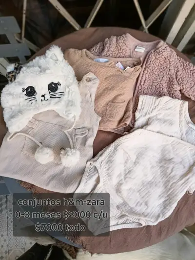 Conjuntos de bebé H&M y Zara 0-3 meses - miniatura 1