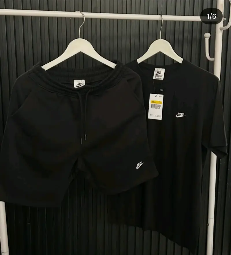 Conjunto deportivo negro Jordan para hombre - 2