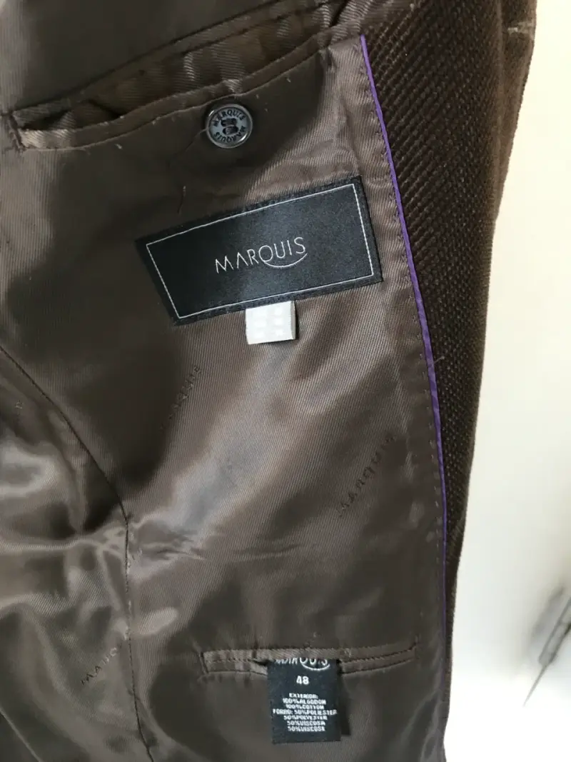 Blazer talla 48 marrón para hombre - 2