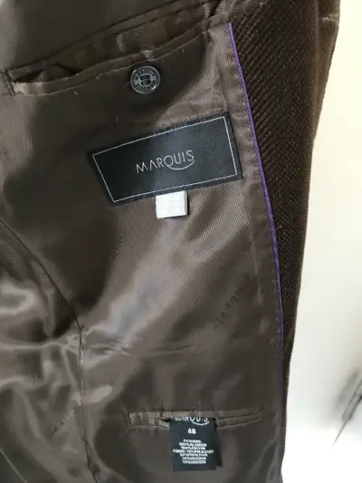Blazer talla 48 marrón para hombre - miniatura 2