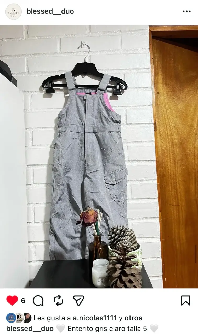 Impermeable gris claro talla 5