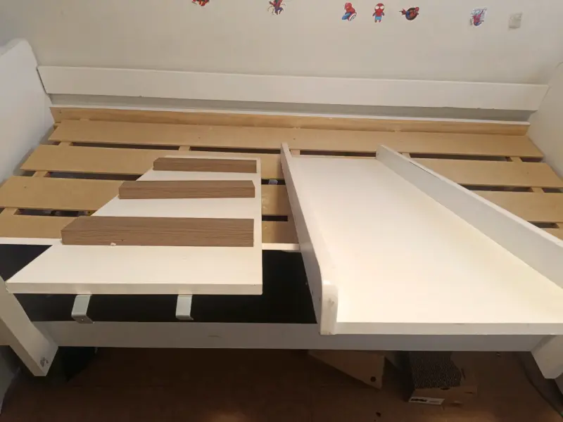 Cama infantil con tobogán blanco Kidscool - 2