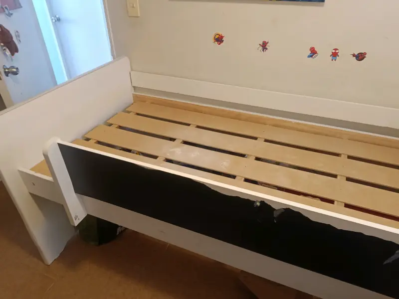 Cama infantil con tobogán blanco Kidscool - 4