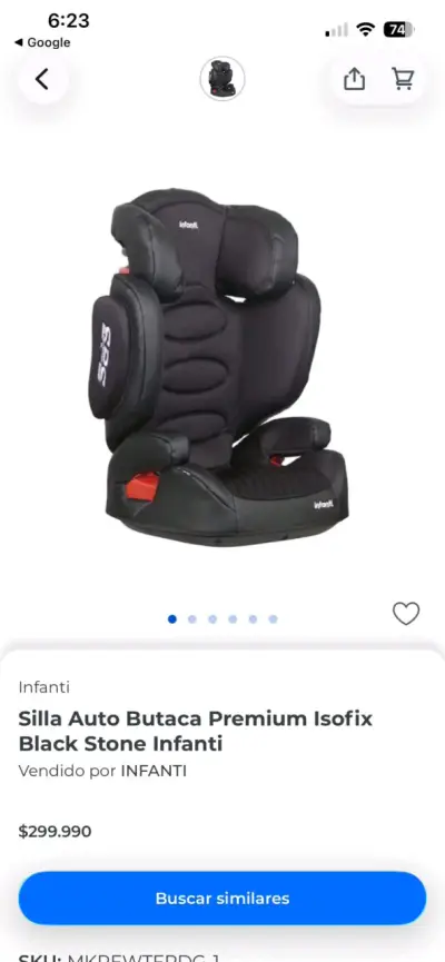 Silla de auto Infanti negra para niños de 4-9 años - miniatura 5