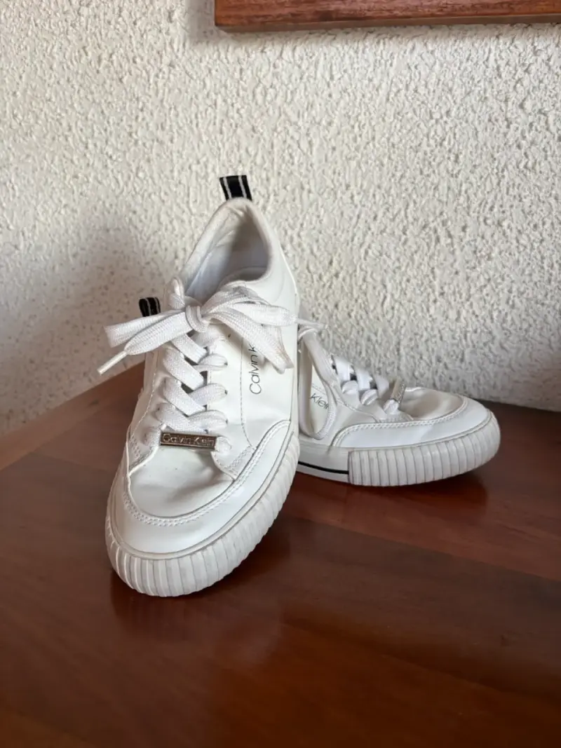 Zapatillas blancas Calvin Klein talla 38 - 3