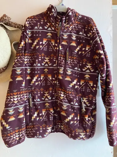 Chaqueta polar con diseño geométrico - miniatura 1