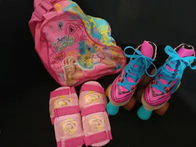 Set de patines Soy Luna con mochila y protecciones - miniatura 1