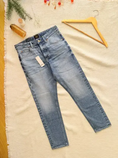 Jeans Lee azul claro para mujer - miniatura 1