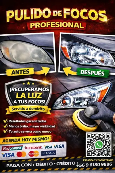 Servicio profesional de pulido de focos - miniatura 1