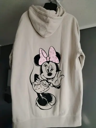 Polerón beige con capucha y diseño de Mickey - miniatura 2
