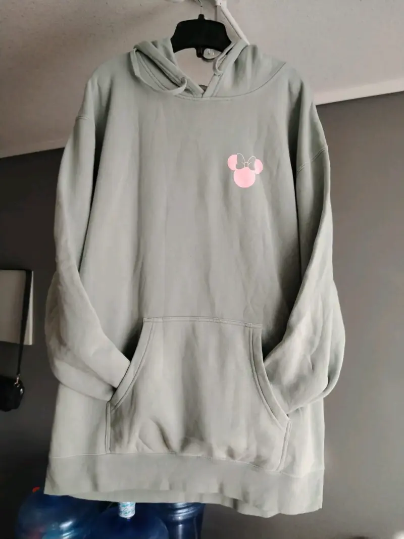 Polerón beige con capucha y diseño de Mickey - 5
