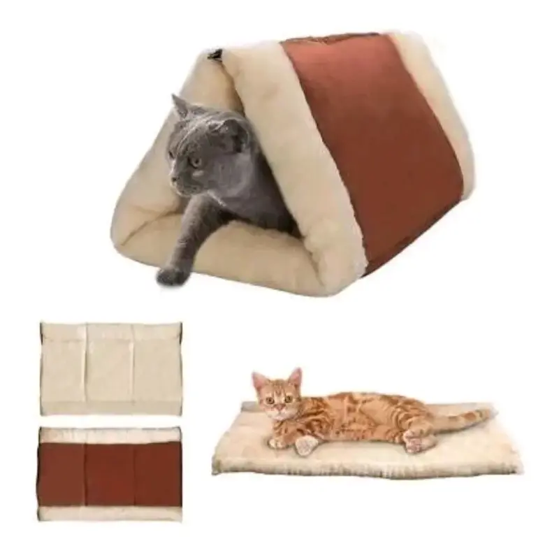 Cama Cueva para gato de felpa suave - 2