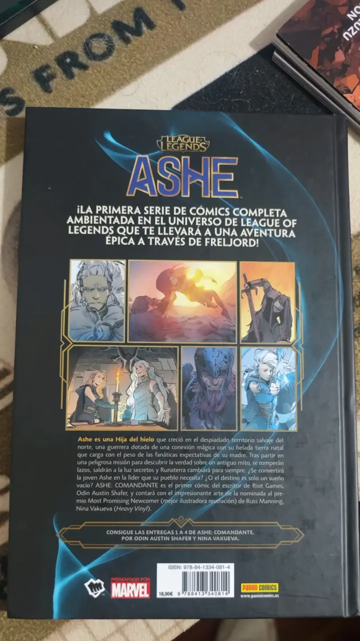 Cómic Ashe Comandante Marvel tapa dura - 2
