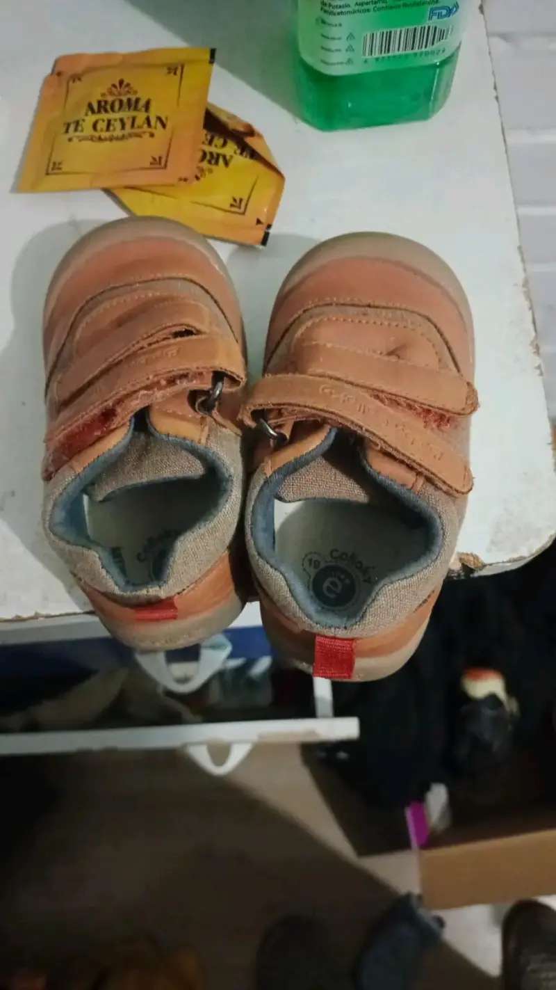 Zapatos de bebé Colloky marrones talla 19 - 1