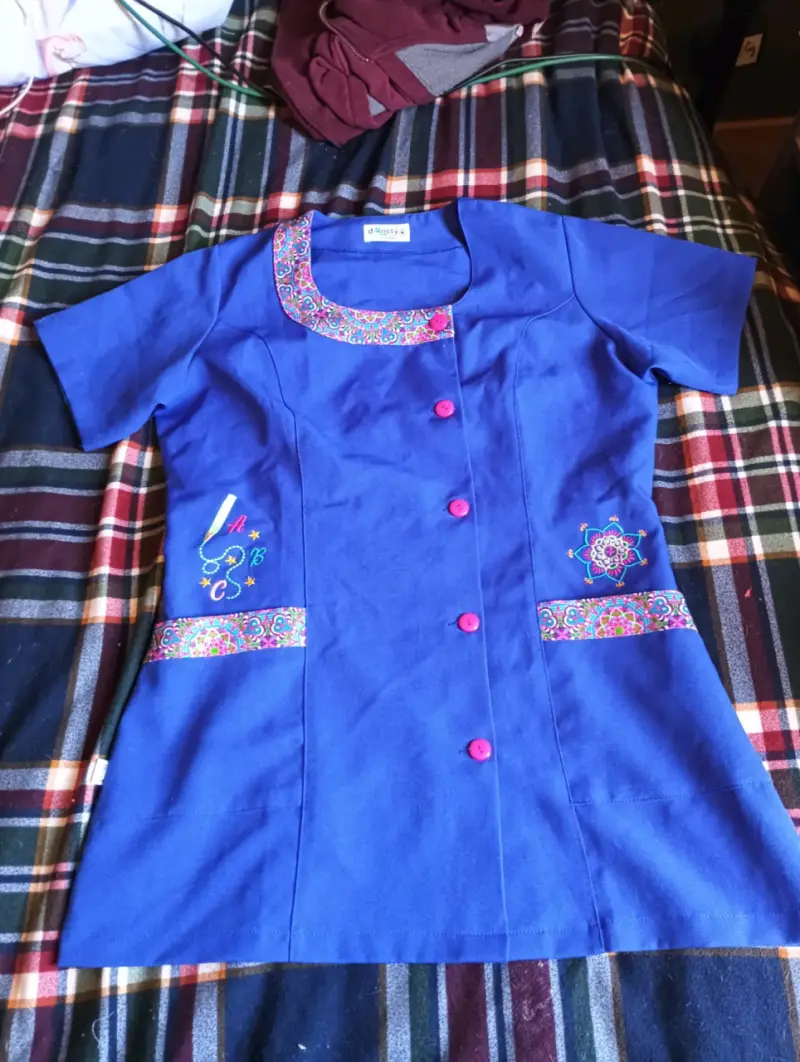 uniforme parvularia azul rey - 2