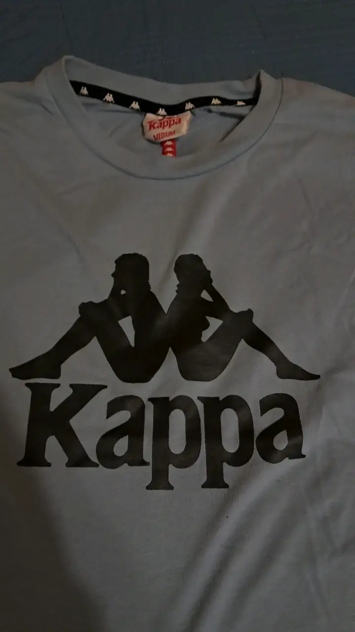 Polera Kappa azul claro Oversize - 3