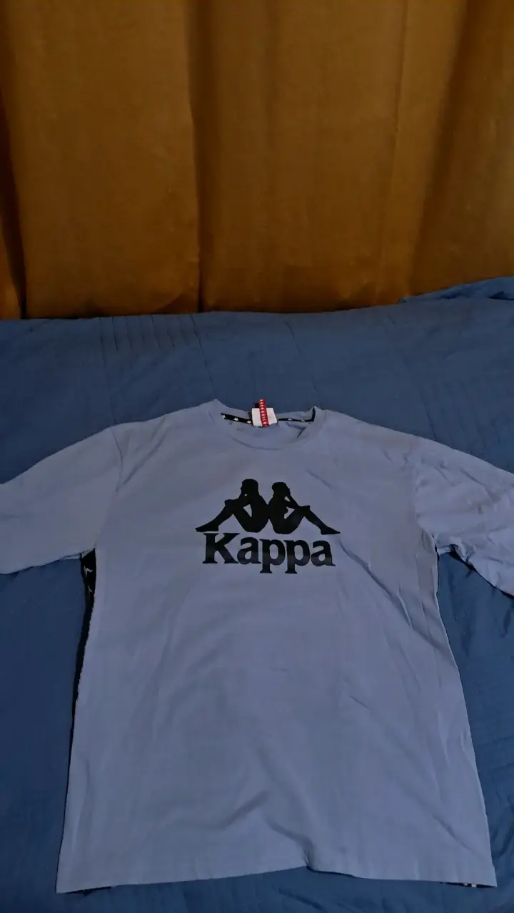 Polera Kappa azul claro Oversize - 5