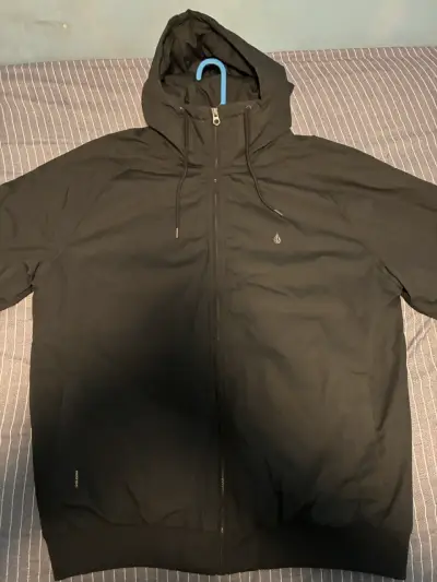 Chaqueta Volcom negra con capucha Volcom XL - miniatura 1