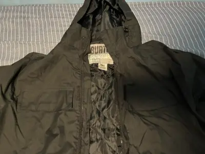 Parka Burton negra con capucha impermeable - miniatura 4