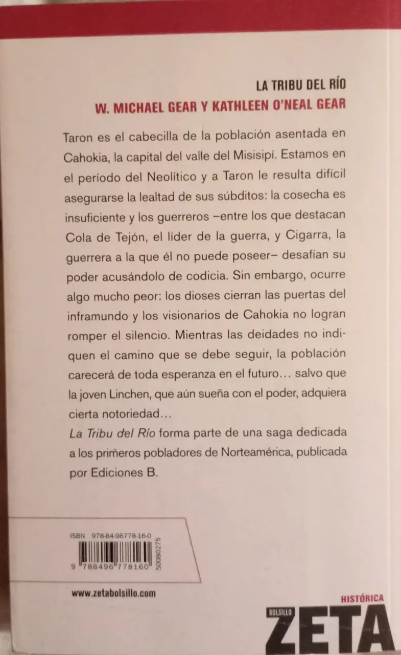 Libro 'La Tribu del Río' de W. Michael Gear - 2