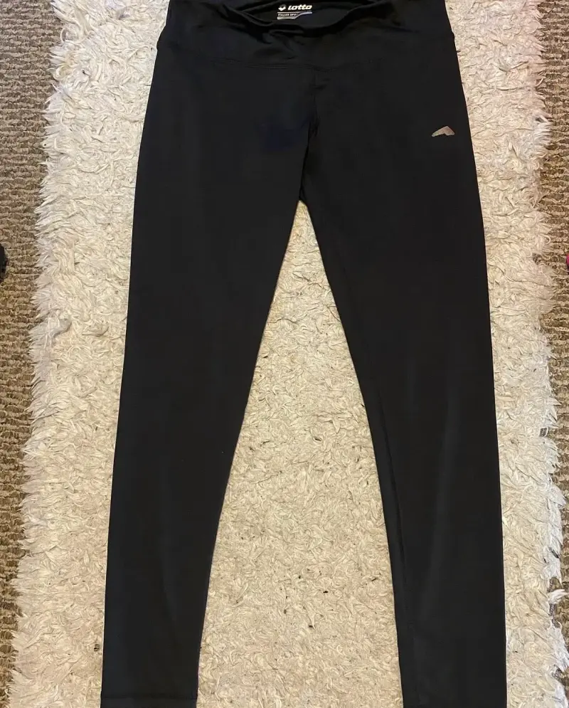 Leggings deportivos negros Lotto para mujer
