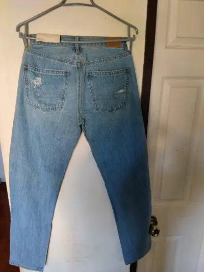Jeans American Eagle desgastados azul claro - miniatura 3