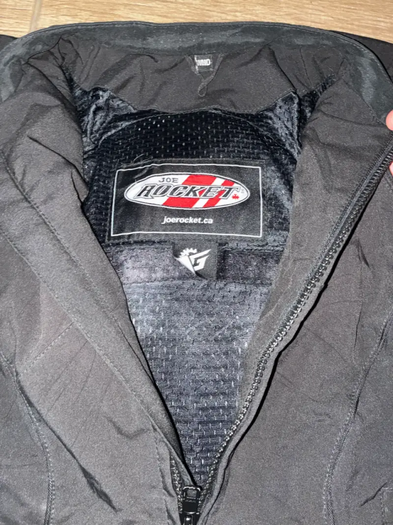 Chaqueta de moto negra mujer S - 2