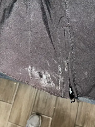 Chaqueta de moto negra mujer S - miniatura 3