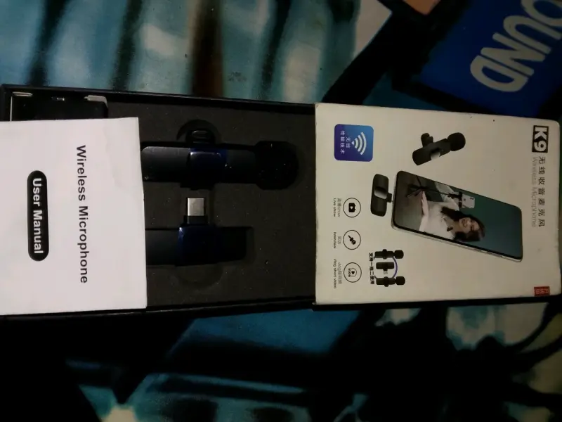 Micrófono inalámbrico K9 para smartphone