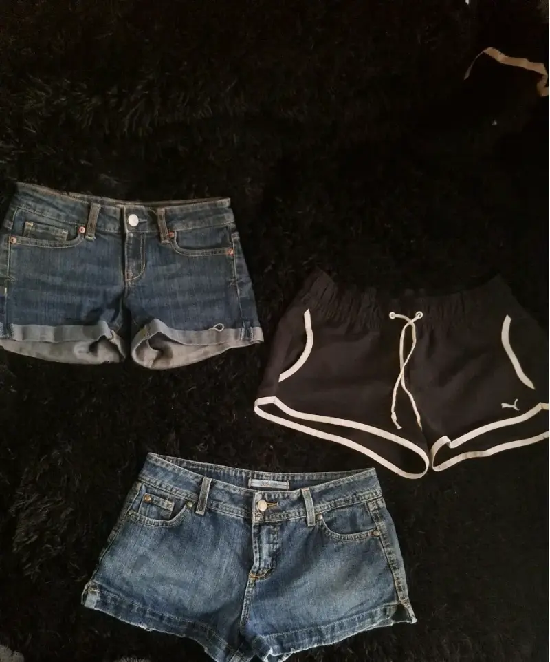 Lote de shorts de mezclilla y deportivos