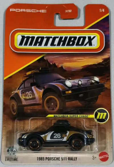 Matchbox Porsche 911 Rally 1985 - miniatura 1