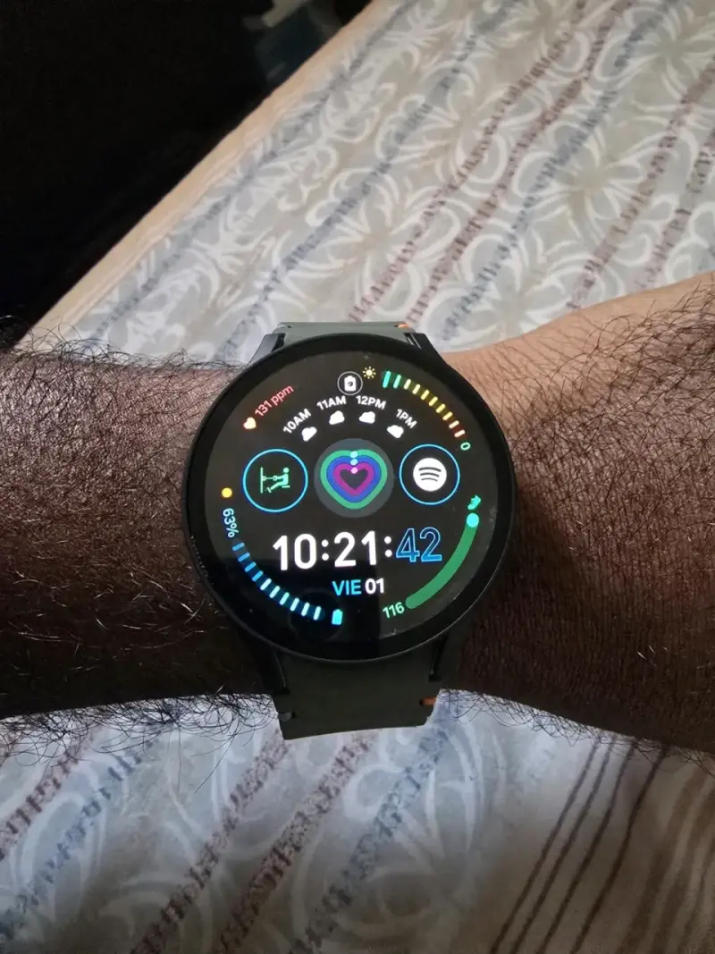 Reloj inteligente Samsung galaxy 7 44 m verde - 4
