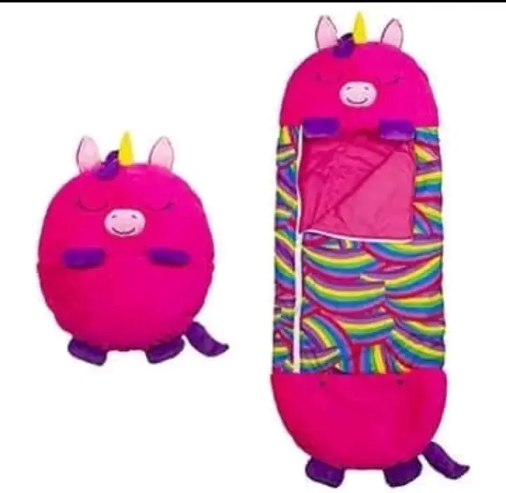 Saco de dormir infantil unicornio multicolor